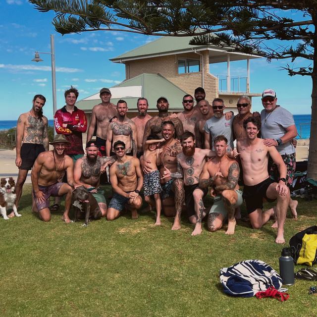 The whole camp together